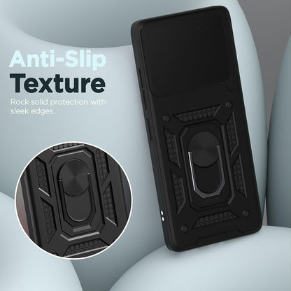 Hülle für Motorola Edge 60 Fusion / Edge 60, Techsuit, CamShield, Schwarz