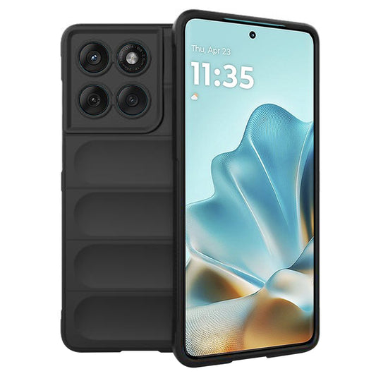 Hülle für Motorola Edge 60 Fusion / Edge 60, Techsuit, Magic Shield, Schwarz