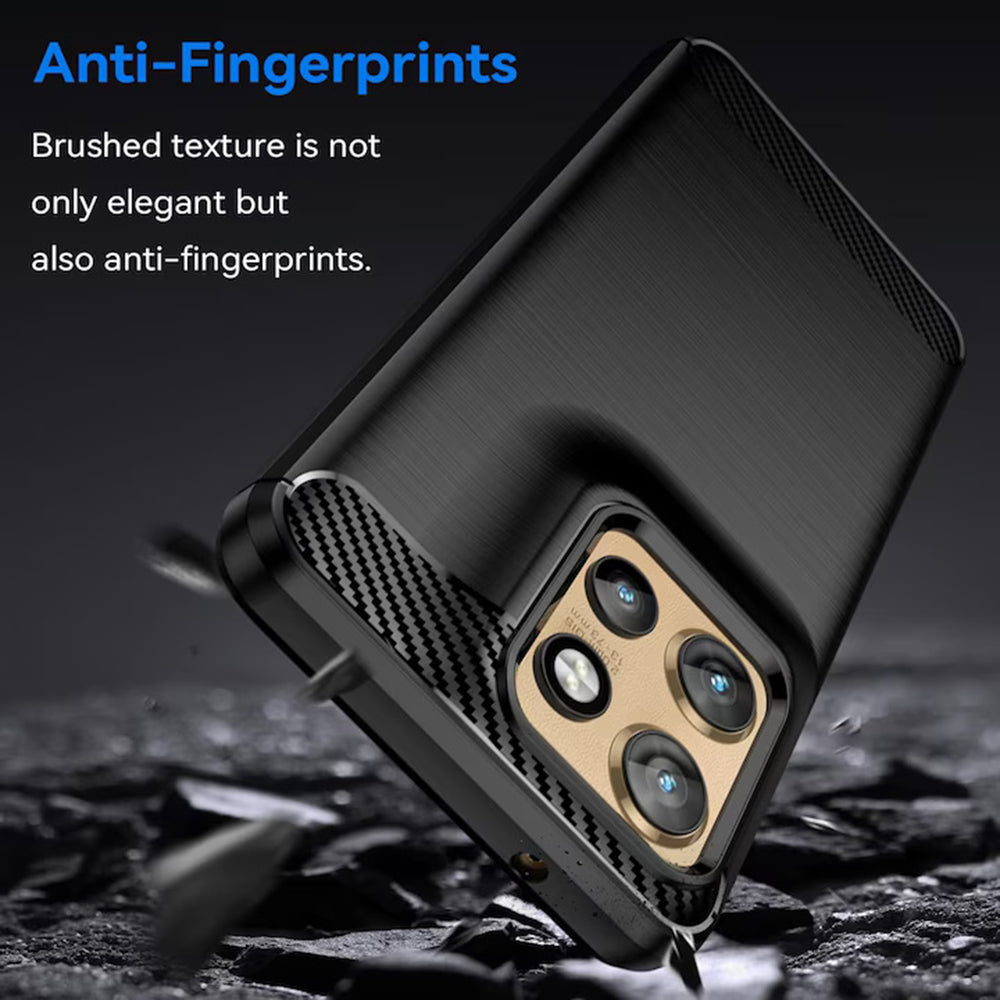 Hülle für Motorola Edge 60 Neo / Edge 50 Neo, Techsuit, Carbon, Blau