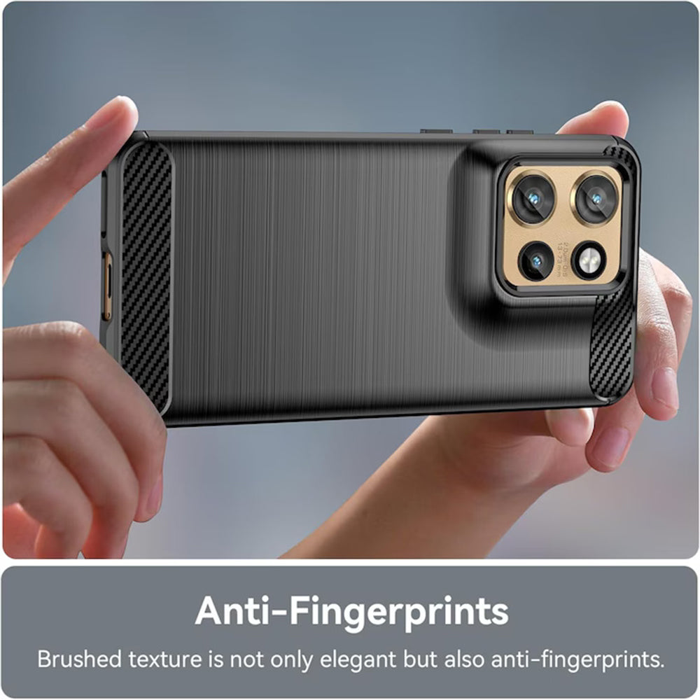 Hülle für Motorola Edge 60 Neo / Edge 50 Neo, Techsuit, Carbon, Blau