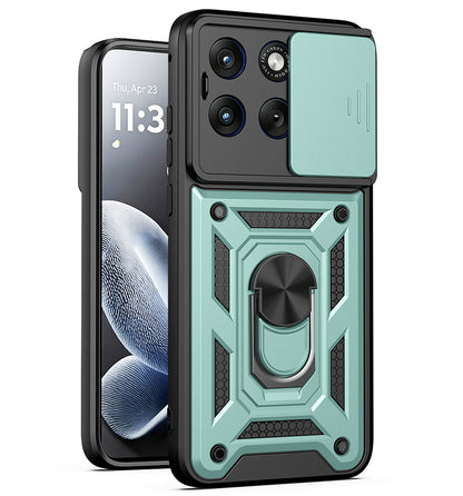 Hülle für Motorola Edge 70 Fusion, Techsuit, CamShield, Grün