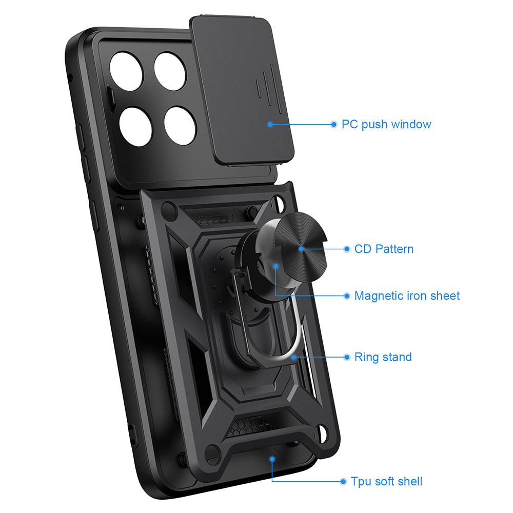 Hülle für Motorola Edge 70 Fusion, Techsuit, CamShield, Grün