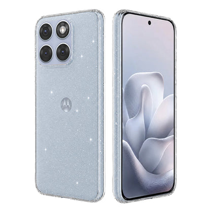 Case for Motorola Edge 70 Fusion, Techsuit, SparkleSkin, Transparent