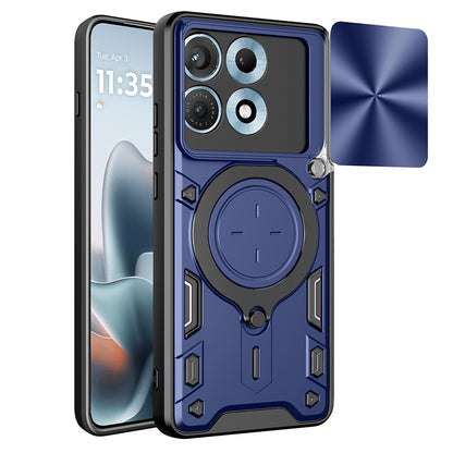 Hülle für Motorola Edge 70 Max, Techsuit, CamGuard Pro, Blau