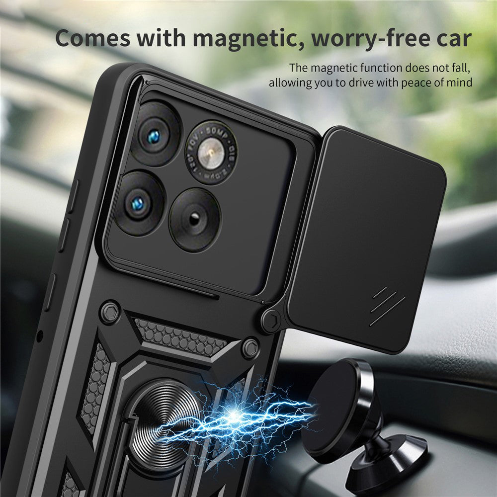 Case for Motorola Edge 70 Max, Techsuit, CamShield, Black