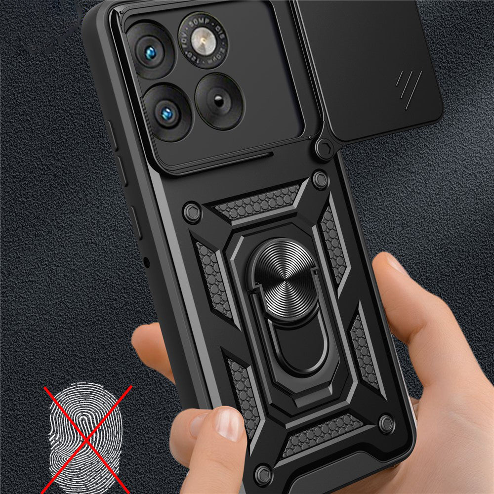Case for Motorola Edge 70 Max, Techsuit, CamShield, Black
