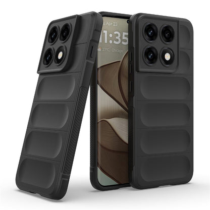 Hülle für Motorola Edge 70 Pro, Techsuit, Magic Shield, Schwarz