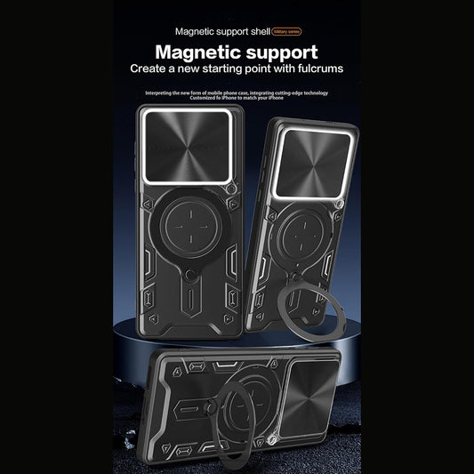 Hülle für Motorola Edge 70, Techsuit, CamGuard Pro, Blau