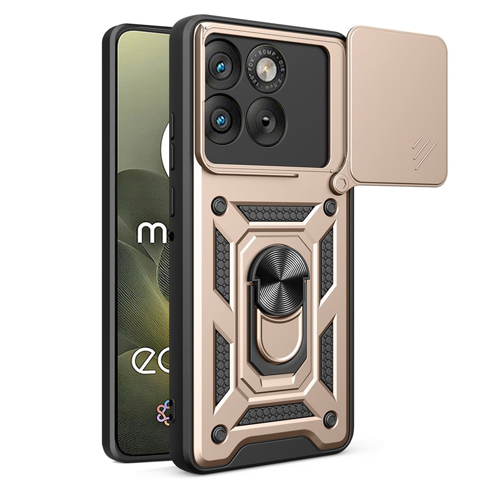 Case for Motorola Edge 70, Techsuit, CamShield, Gold