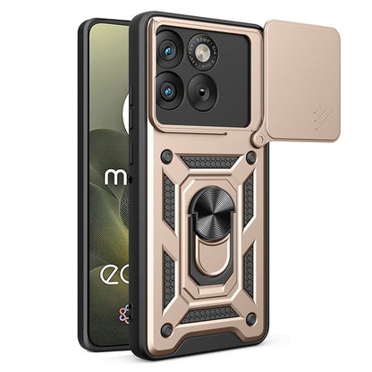 Case for Motorola Edge 70, Techsuit, CamShield, Gold