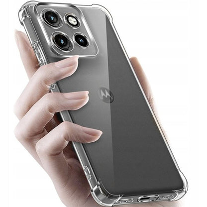 Case for Motorola Edge 70, Techsuit, Shockproof Clear, Transparent