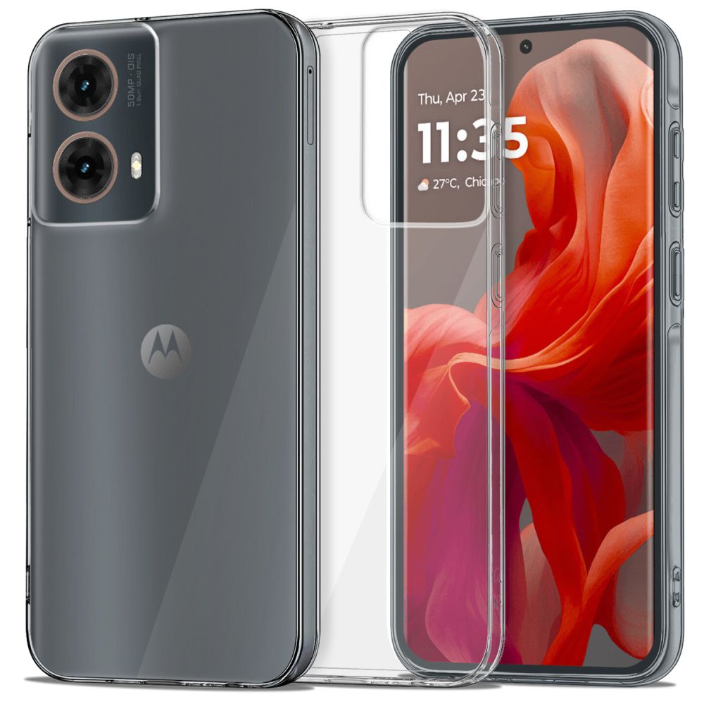 Hülle für Motorola Moto G85, Tech-Protect, FLEXAIR, Transparent