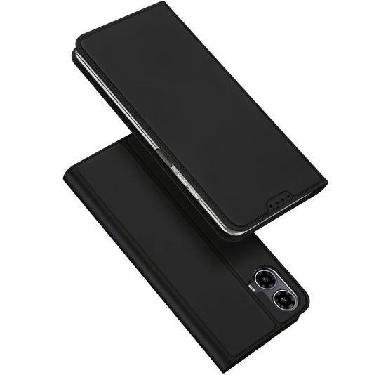 Tasche für Motorola Moto G34, DUX DUCIS, Skin Pro, Schwarz 