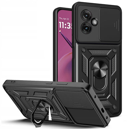 Abdeckung für Motorola Moto G55, Tech-Protect, CamShield Pro, Schwarz