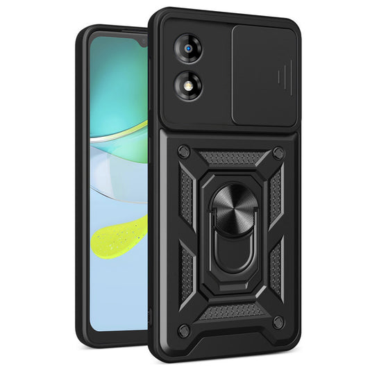 Hülle für Motorola Moto E13, Techsuit, CamShield, Schwarz