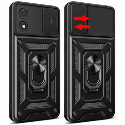 Case for Motorola Moto E13, Techsuit, CamShield, Black