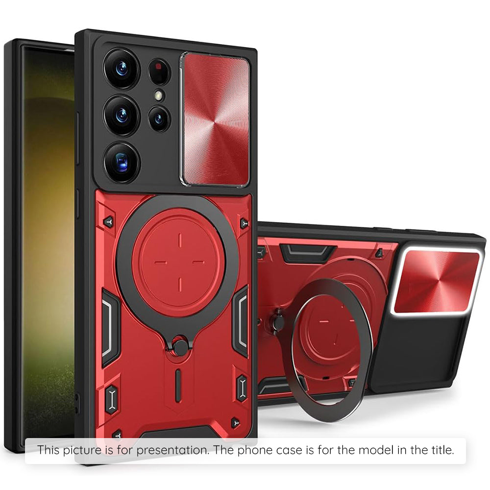 Case for Motorola Moto E15 / G05, Techsuit, CamGuard Pro, Red