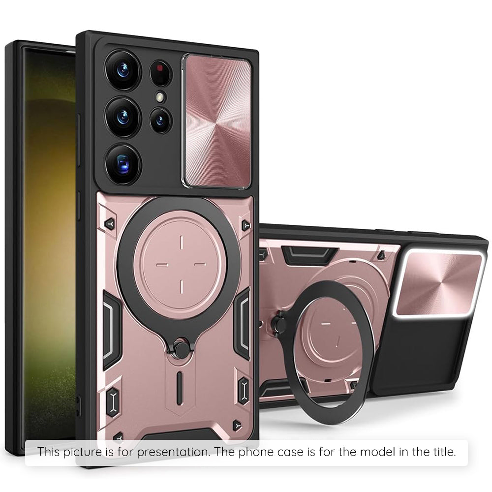 Hülle für Motorola Moto E15 / G05, Techsuit, CamGuard Pro, Roségold