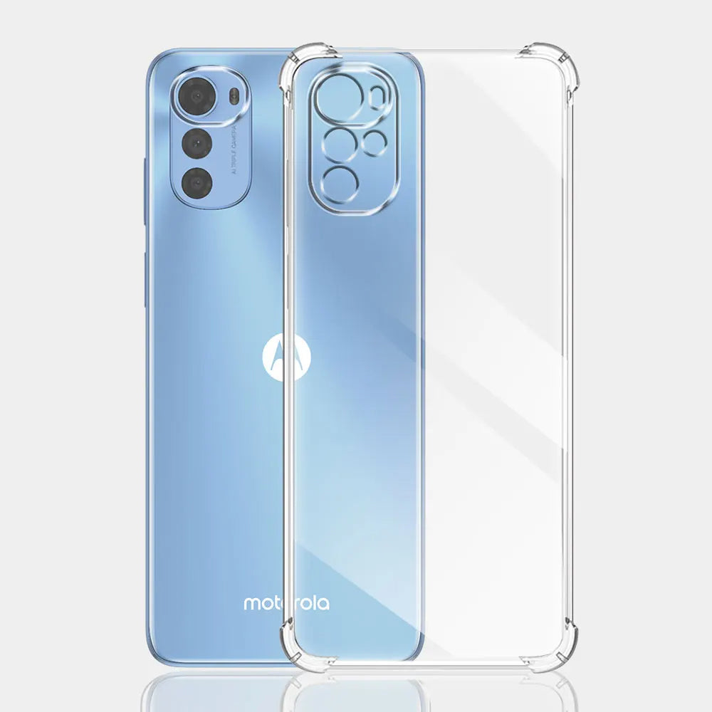 Hülle für Motorola Moto E32s / E32 / G22, Techsuit, stoßfest klar, transparent