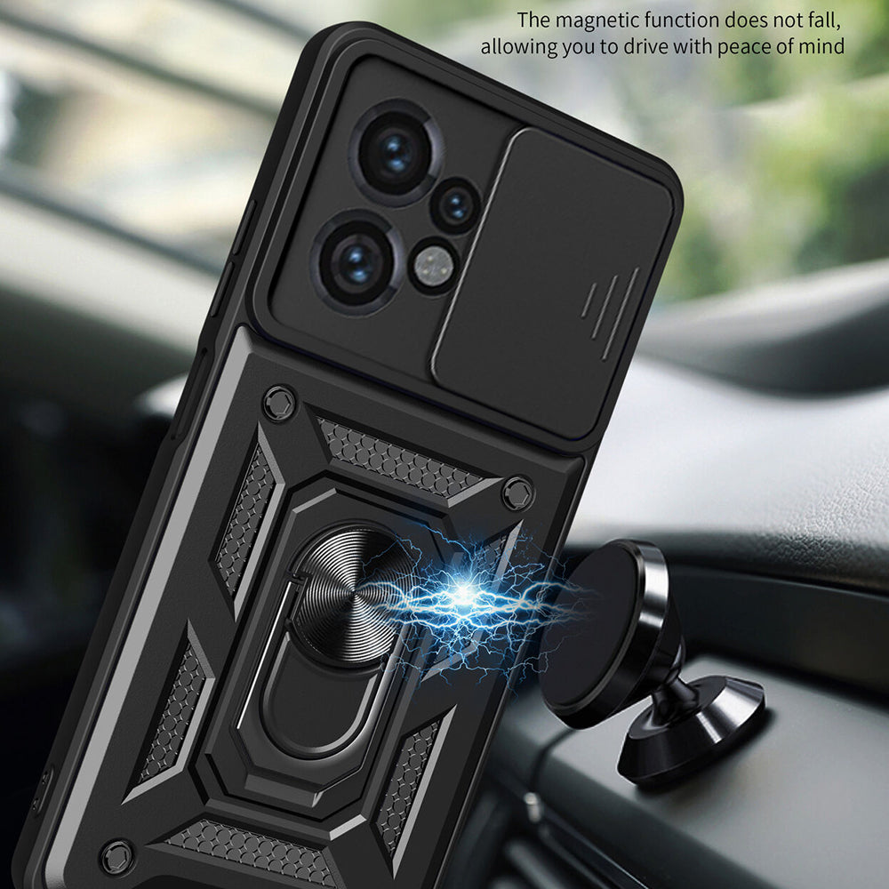 Hülle für Motorola Moto G04s / E14 / G04 / G24, Techsuit, CamShield, Schwarz