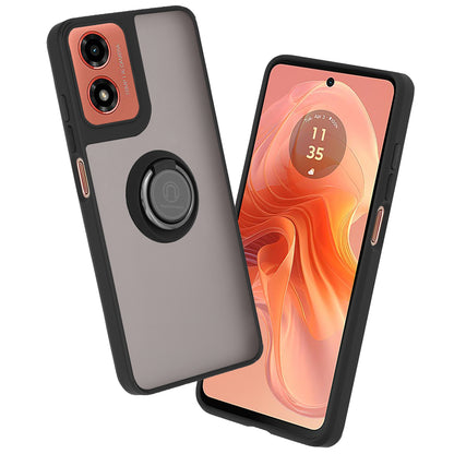 Hülle für Motorola Moto G04s / E14 / G04 / G24, Techsuit, Glinth, Schwarz