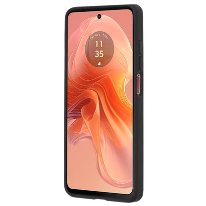 Hülle für Motorola Moto G04s / E14 / G04 / G24, Techsuit, Glinth, Schwarz