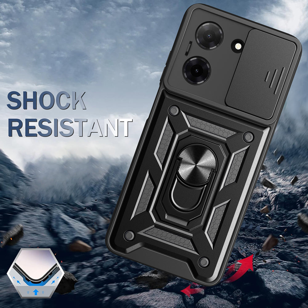 Case for Motorola Moto G06, Techsuit, CamShield, Black
