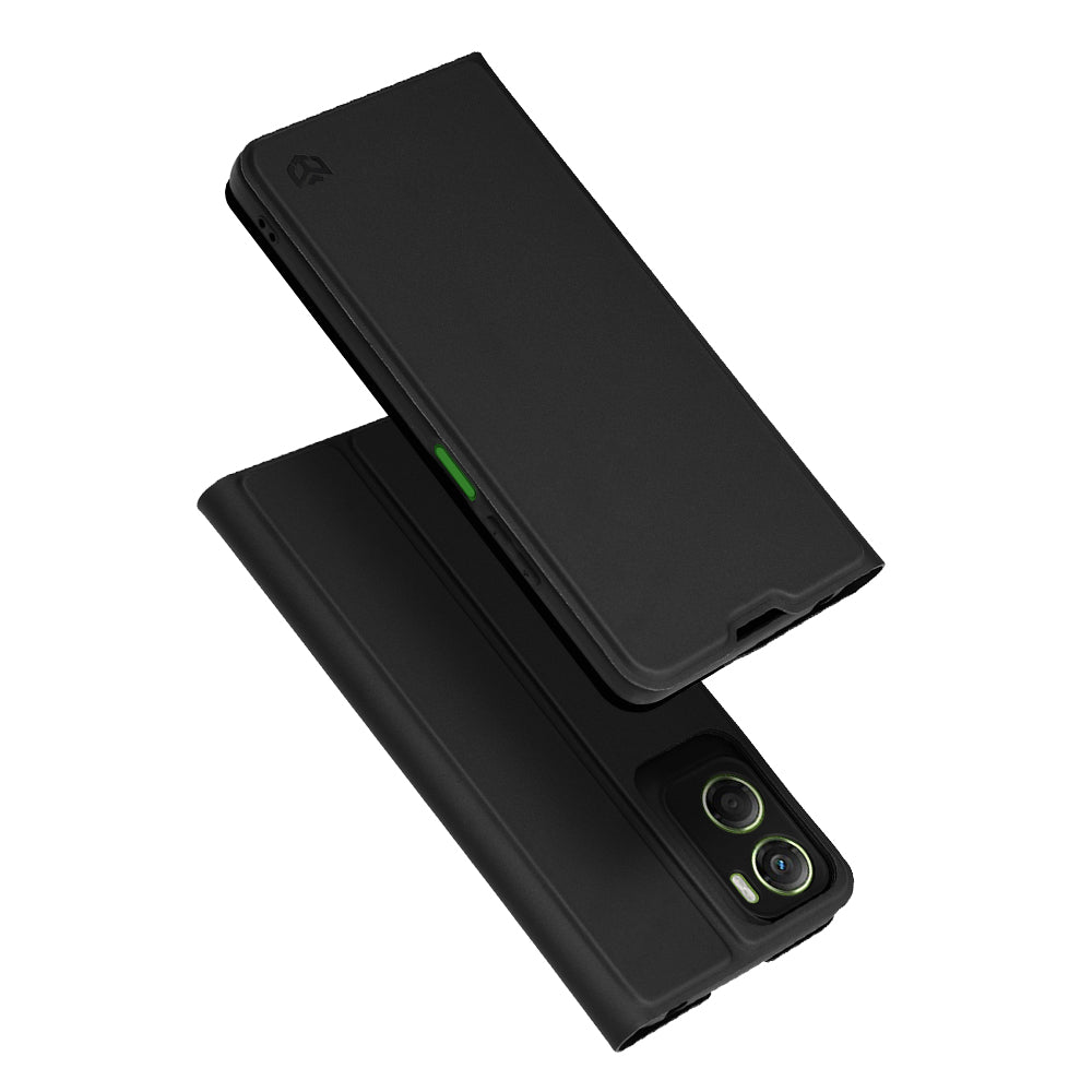 Hülle für Motorola Moto G06, Techsuit, Magskin Book, Schwarz