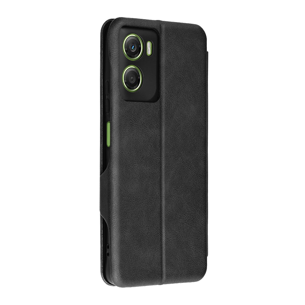 Hülle für Motorola Moto G06, Techsuit, Safe Wallet Plus, Schwarz