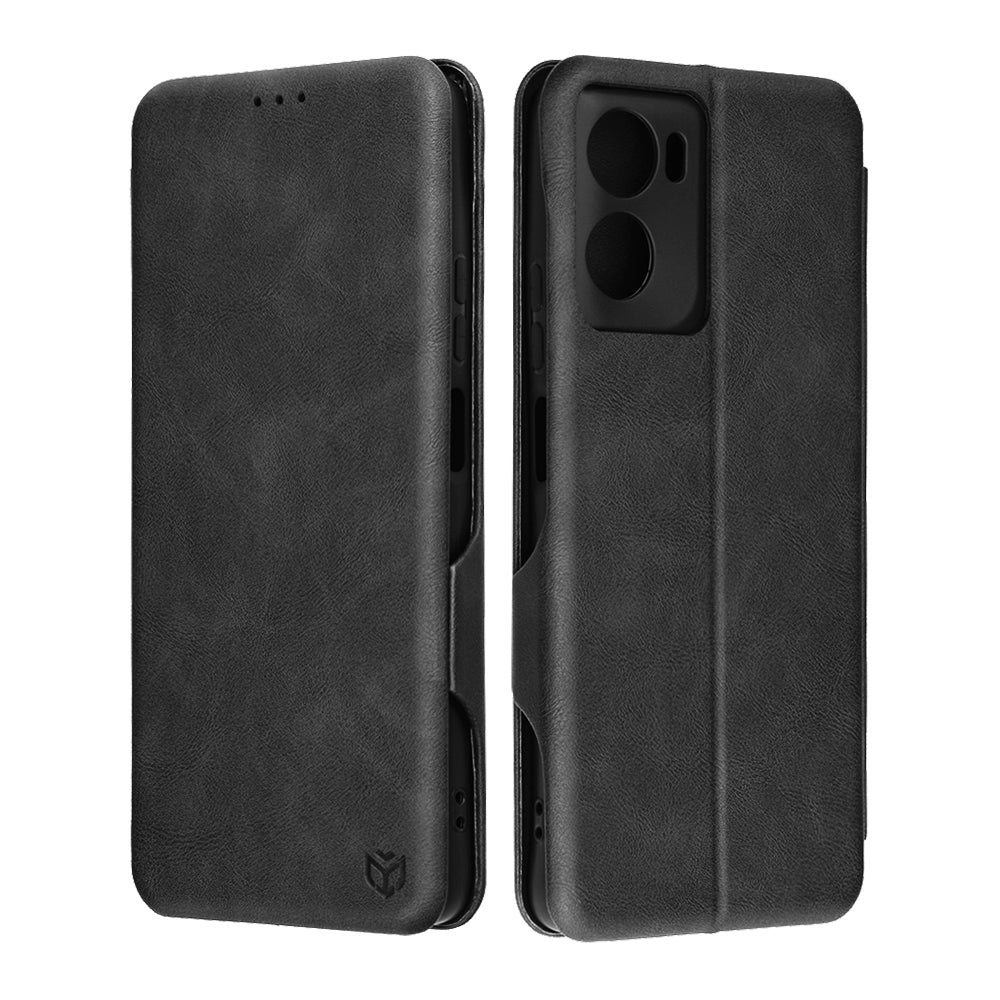 Hülle für Motorola Moto G06, Techsuit, Safe Wallet Plus, Schwarz