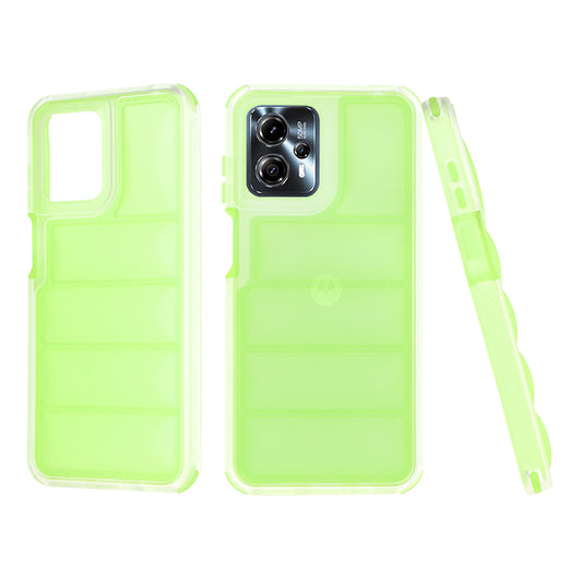 Hülle für Motorola Moto G13 / G23 / G53, Techsuit, Wave Shield, Grün