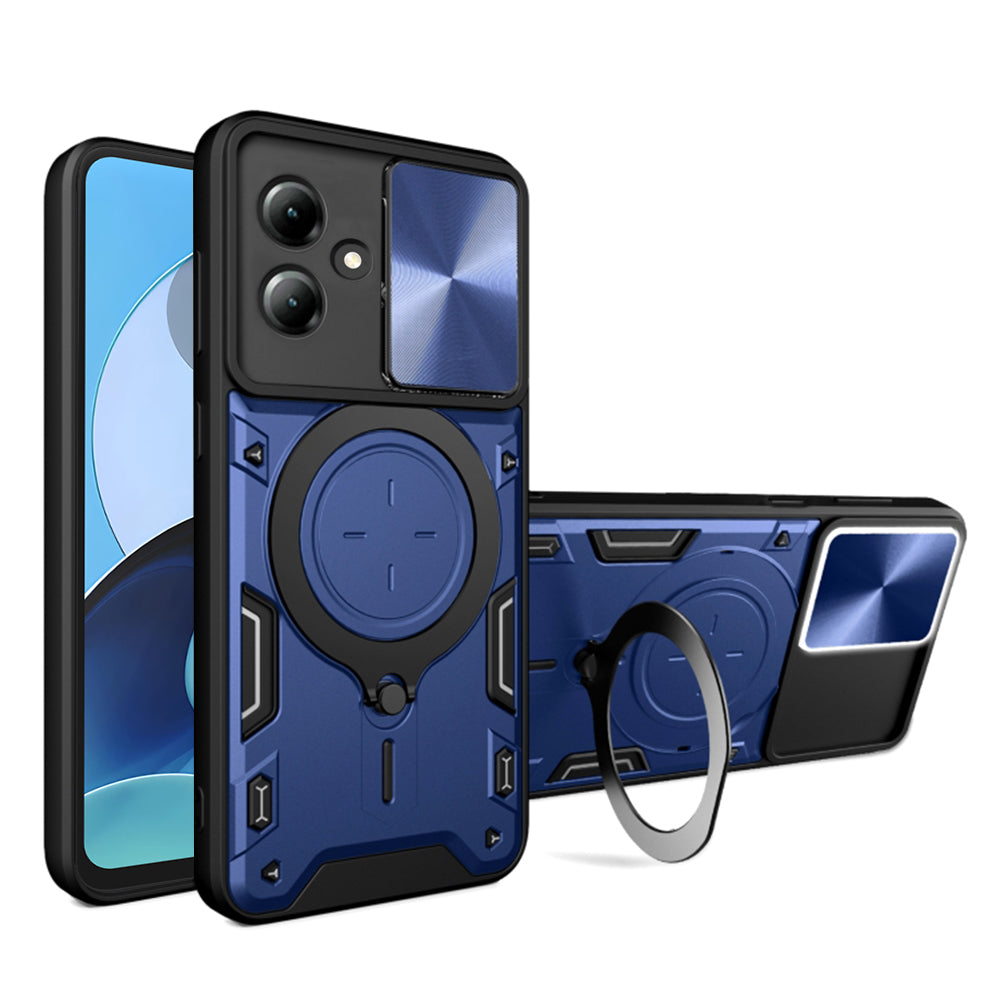 Case for Motorola Moto G14, Techsuit, CamGuard Pro, Blue