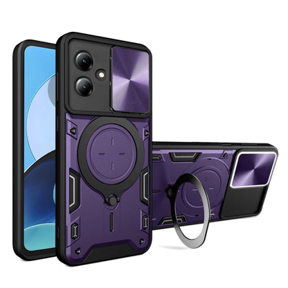 Case for Motorola Moto G14, Techsuit, CamGuard Pro, Purple