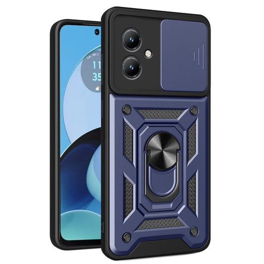 Hülle für Motorola Moto G14, Techsuit, CamShield, Blau
