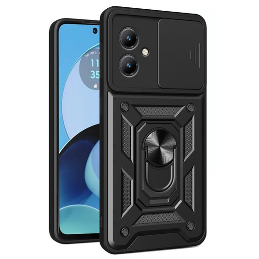 Hülle für Motorola Moto G14, Techsuit, CamShield, Schwarz