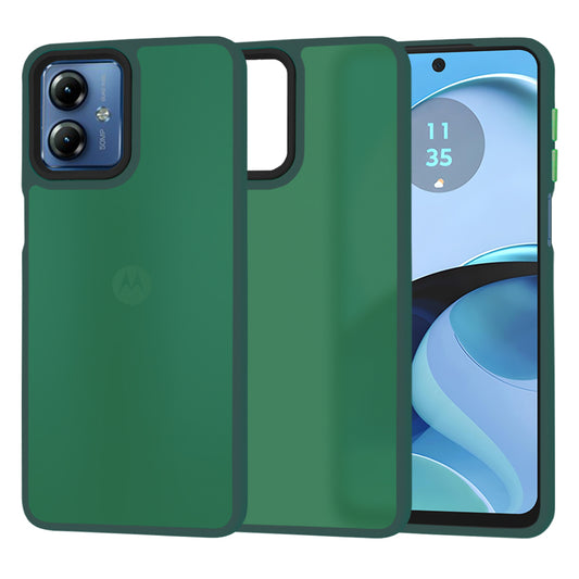 Hülle für Motorola Moto G14, Techsuit, HaloFrost, Grün