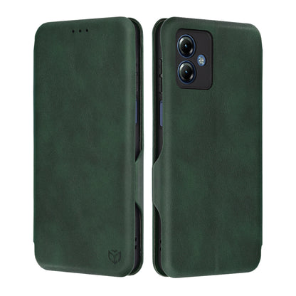 Case for Motorola Moto G14, Techsuit, Safe Wallet Plus, Green