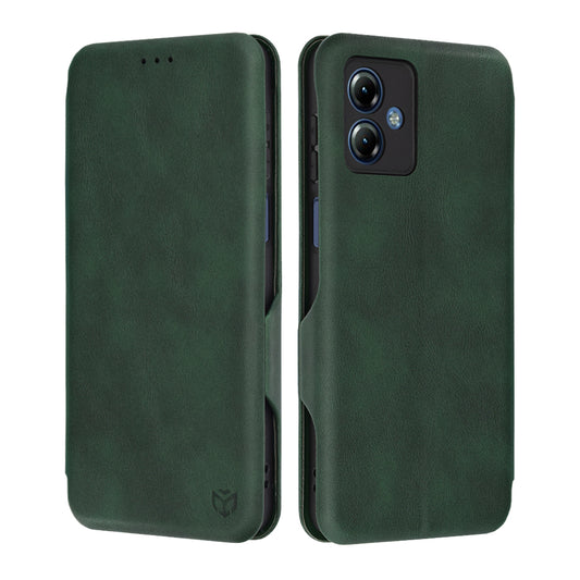 Hülle für Motorola Moto G14, Techsuit, Safe Wallet Plus, Grün