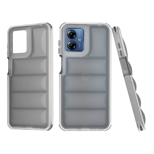 Hülle für Motorola Moto G14, Techsuit, Wave Shield, Schwarz