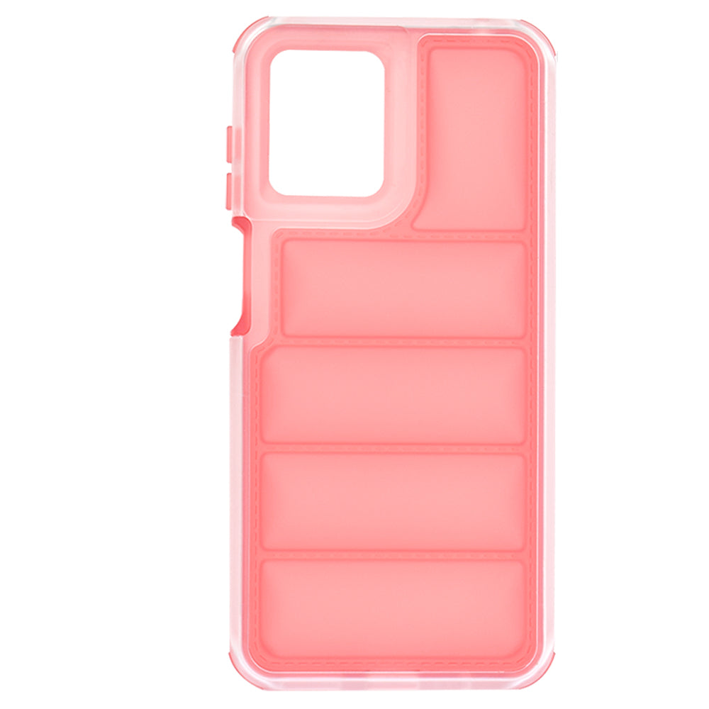 Hülle für Motorola Moto G14, Techsuit, Wave Shield, Rot