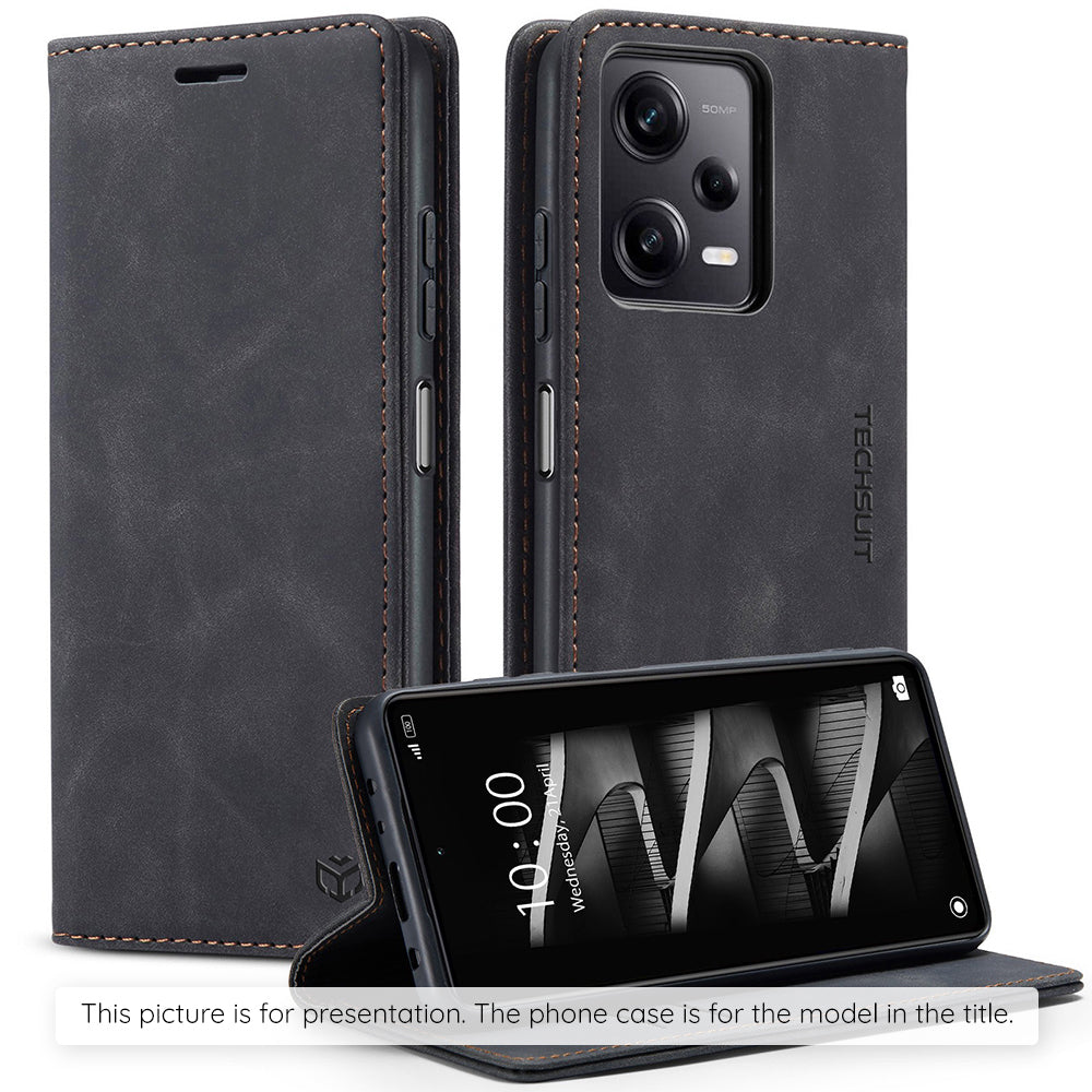 Hülle für Motorola Moto G15 / G15 Power, Techsuit, Confy, Schwarz