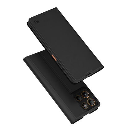 Hülle für Motorola Moto G15 / G15 Power, Techsuit, Magskin Book, Schwarz