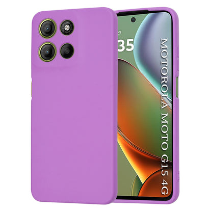 Case for Motorola Moto G15 / G15 Power, Techsuit, SoftFlex, Purple