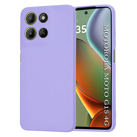 Hülle für Motorola Moto G15 / G15 Power, Techsuit, SoftFlex, Hellviolett