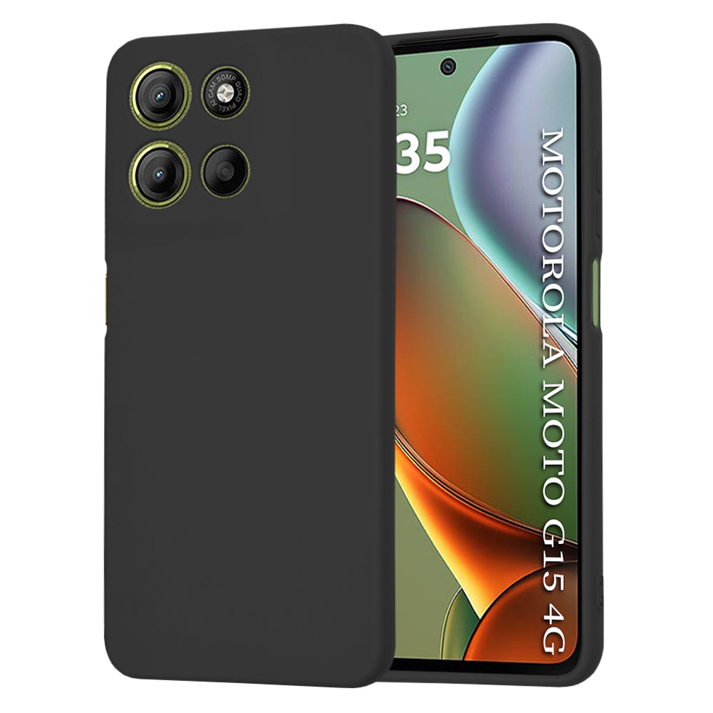 Hülle für Motorola Moto G15 / G15 Power, Techsuit, SoftFlex, Schwarz
