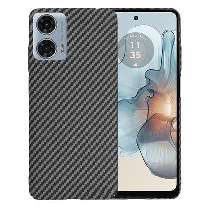Hülle für Motorola Moto G24 Power, Techsuit, Carbonite FiberShell, Schwarz