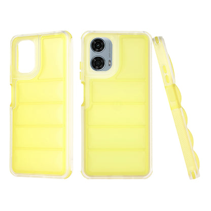 Hülle für Motorola Moto G24 Power, Techsuit, Wave Shield, Gelb