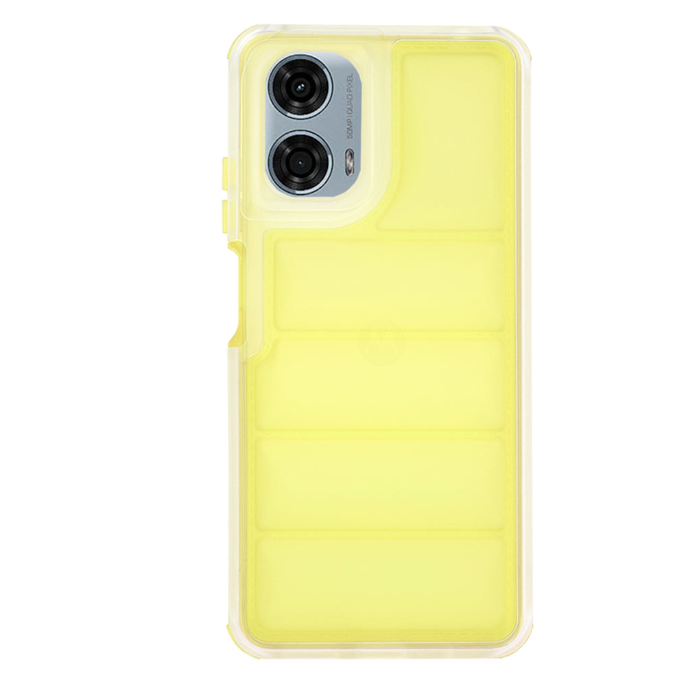 Hülle für Motorola Moto G24 Power, Techsuit, Wave Shield, Gelb