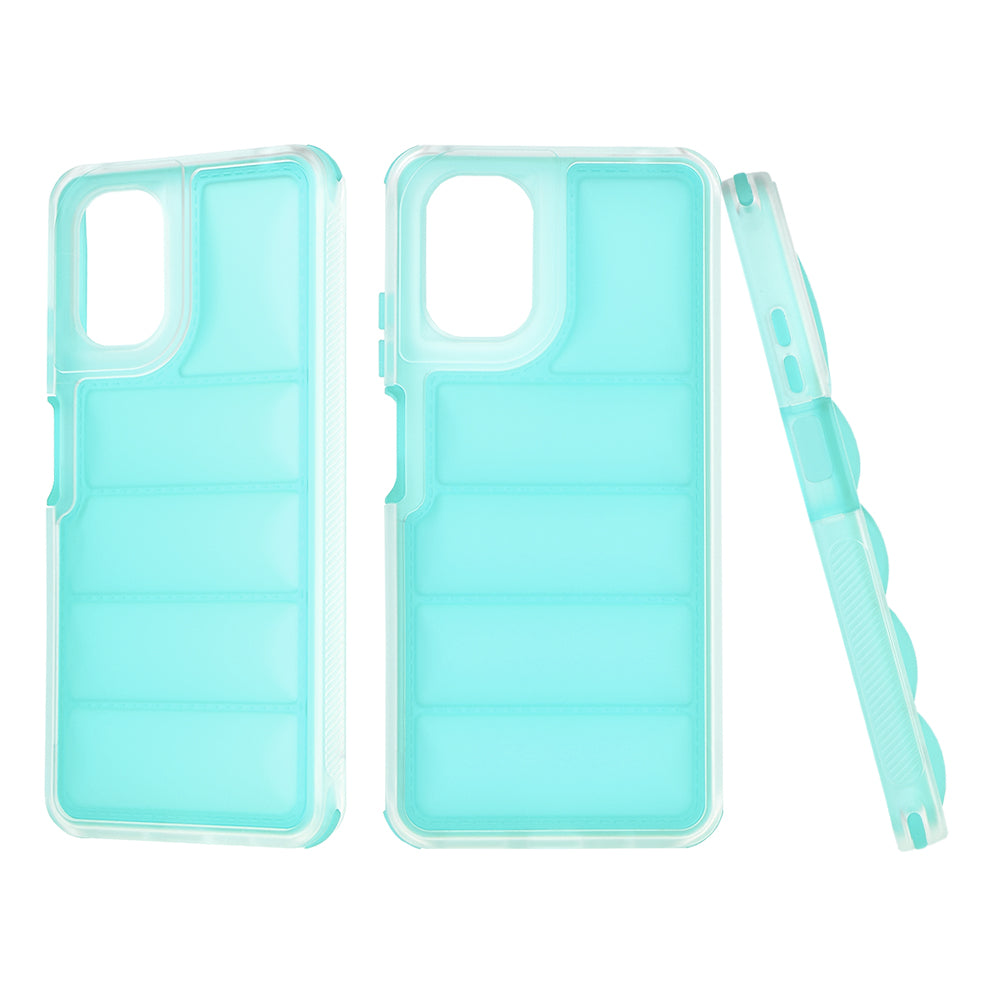 Case for Motorola Moto G24 Power, Techsuit, Wave Shield, Turquoise