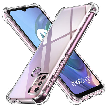 Hülle für Motorola Moto G30 / G20 / G10, Techsuit, stoßfest klar, transparent